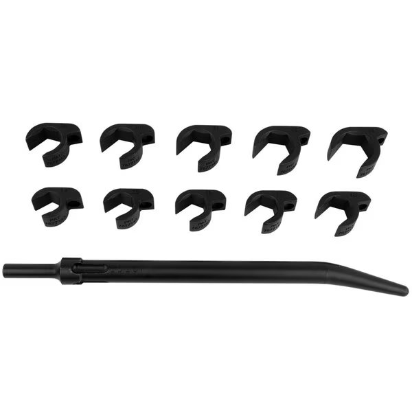 ShockIt Crows Foot Set, 10-Piece Metric - Heavy Duty Industrial/Hydraulic Fittings, Milton Industries, Mfr#: LT1910